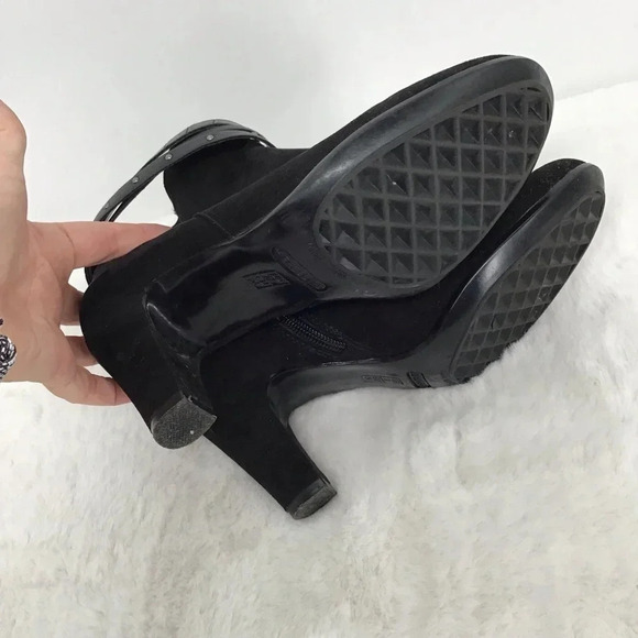 Aersoles Women’s Crystalise Suede Leather Ankle Bootie W/Ankle Detail Size 7.5 - Picture 7 of 8